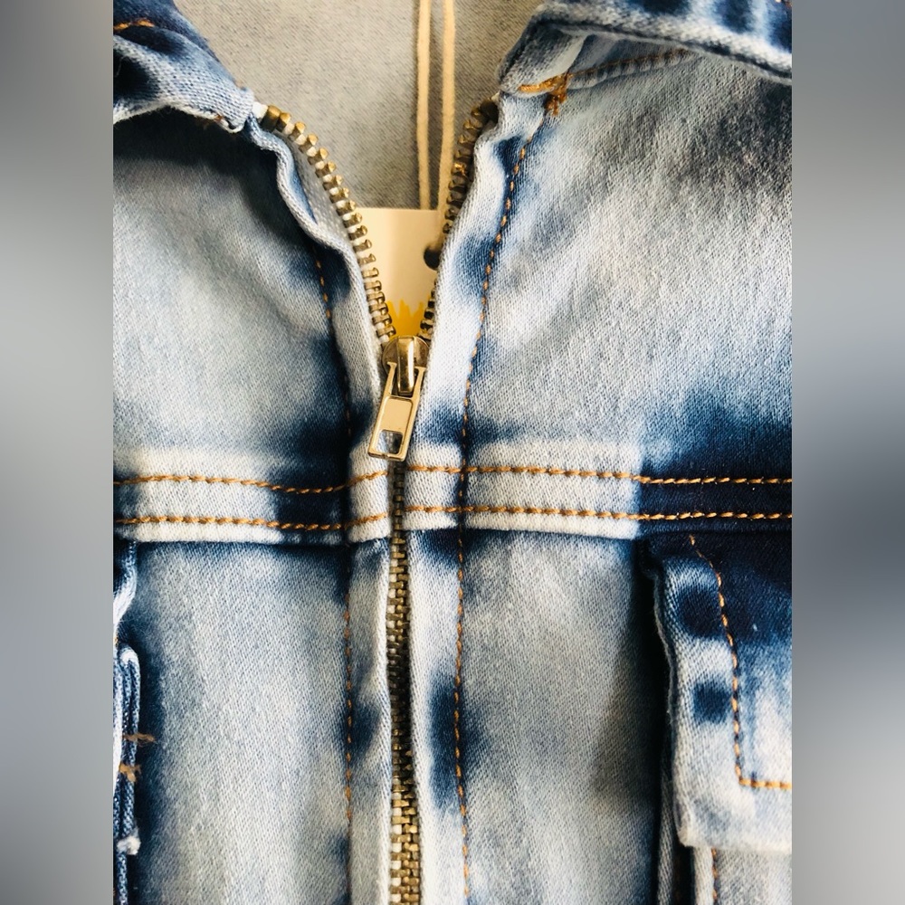 Light Blue Utility Jumpsuit by: Highlight - Picture 7 of 9